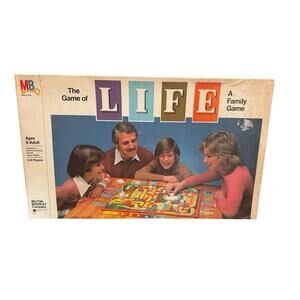 Complete! The Game of Life 1981 Milton‎ Bradley Classic Family Board Game